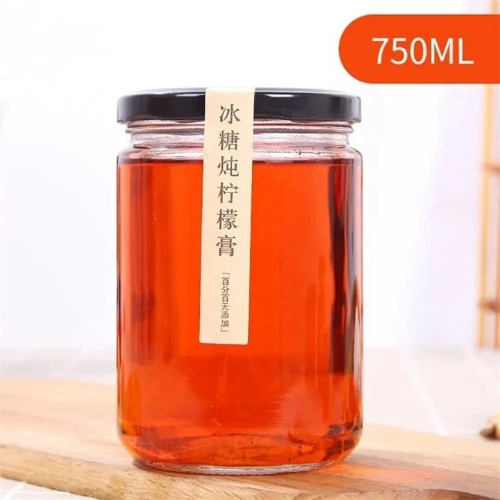 750ml glass jar with lid for pickles