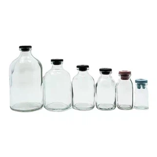 ক্লিয়ার মোল্ডেড গ্লাস ভায়াল বোতল
